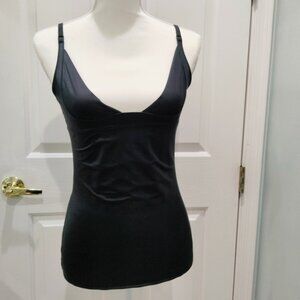 Sonic Slimmers Open Bust Shaper Cami, Set of Two, Black and Beige, Size M, NWOT